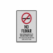 Spanish District Of Columbia No Smoking Decal (Reflective)