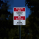 Bilingual Admittance Authorized Employees Aluminum Sign (HIP Reflective)