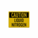 OSHA Liquid Nitrogen Decal (Reflective)