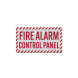 Fire Alarm Control Panel FACP Decal (Reflective)