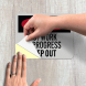 Hot Work In Progress Keep Out Decal (Reflective)