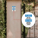 Bilingual Keep This Gate Closed Decal (Non Reflective)