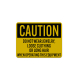 OSHA Do Not Wear Jewelry Loose Clothing Or Long Hair Decal (Reflective)