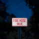 Fire Hose Valve Aluminum Sign (Reflective)