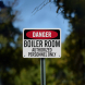 Boiler Room Aluminum Sign (Reflective)