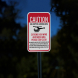 Helicopter Landing Area Aluminum Sign (Reflective)