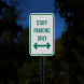 Staff Parking Only Aluminum Sign (Reflective)