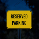 Reserved Parking Aluminum Sign (Reflective)