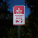 Unauthorized Vehicles Towed Aluminum Sign (Reflective)