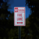 Colorado Fire Lane Aluminum Sign (Reflective)