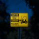Bilingual Forklift Traffic Aluminum Sign (Reflective)