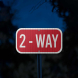 Stop 2 Way Aluminum Sign (EGR Reflective)
