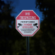 No Trespassing Property Under Surveillance Aluminum Sign (Reflective)