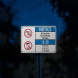 Bilingual ANSI Notice Prohibition Aluminum Sign (Reflective)