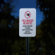 Pacemaker Warning Do Not Proceed Aluminum Sign (Reflective)