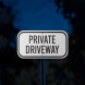 Private Driveway Aluminum Sign (Reflective)