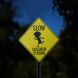 Slow Children Playing Aluminum Sign (Reflective)
