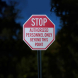 Safety Stop Authorized Personnel Aluminum Sign (Reflective)