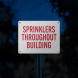 Fire Sprinkler Aluminum Sign (Reflective)