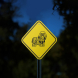 Guard Dog Aluminum Sign (Reflective)