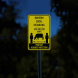 Social Distancing Keep One Cow Apart Aluminum Sign (Reflective)