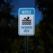 Notice Swimming Area Aluminum Sign (Reflective)