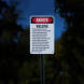 OSHA Danger Welding Fumes Aluminum Sign (Reflective)