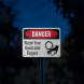 OSHA Danger Watch Your Hands Aluminum Sign (Reflective)
