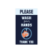 Please Wash your Hands Vinyl Posters