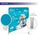 20ft Inline Trade Show Booth – Modular Fabric Display with Podium, Shelves & LED Lights