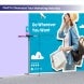 20ft Inline Trade Show Booth – Modular Fabric Display with Podium, Shelves & LED Lights