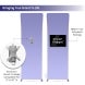 20ft Inline Trade Show Booth – Modular Fabric Display with Podium, Shelves & LED Lights