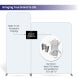 10ft Inline Trade Show Booth – Modular Display with LED Lights, Monitor Mount & Counter