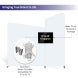 20ft Inline Trade Show Booth – Tension Fabric Display with Podium