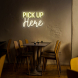 Pick Up Here Neon Sign