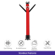Red with Black Arms Inflatable Tube Man
