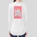 Women's Printed Organic T shirt - Long Sleeve 