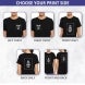 Women's Printed Organic T shirt - Short Sleeve 