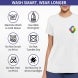 Women's Printed Organic T shirt - Short Sleeve 
