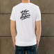 Men's White Printed T-Shirt - Crew Neck