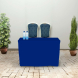 4' Fitted Table Covers - Blue