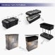inline 10 ft inline trade show booth design 17 hard case podium