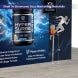 inline 10 ft inline trade show booth design 22 shelf for marketing material