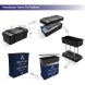 inline 10 ft inline trade show booth design 30 hard case podium