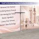 inline 20 ft inline trade show booth design 19 shelf for marketing material