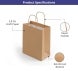 Kraft Paper Shopping Bags - Brown