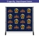 Halloween 10 ft x 8 ft Step and Repeat Adjustable Banner Stands