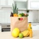 Die-Cut Handle Bags - Brown