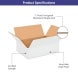 Flat Boxes - White
