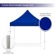 Portable Canopy Tent with Rollup Stand & Table Cover
